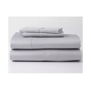 GhostBed Gray Silver Supima Lyocell Sheet Set Full MSRP $182